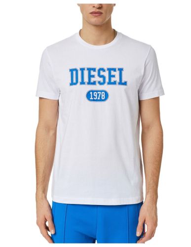diesel t-shirt uomo bianco T-DIEGOR-K46