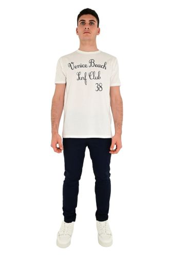 north pole t-shirt uomo bianco NX 609