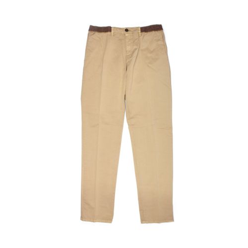 live concept slim fit elastico vita uomo pantaloni L0183 beige