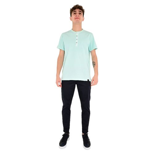 koon t-shirt uomo verde acqua FTS006XX03