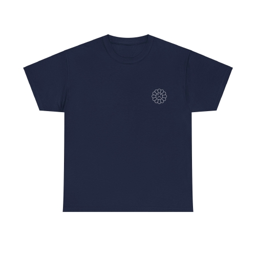MARCHELAB Unisex T-Shirt aus Baumwolle Blau &quot;EXPRESS YOURSELF“ (SAD)