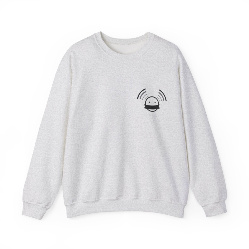MARCHELAB Unisex Rundhals-Sweatshirt Grau - &quot;Are you ready to (speak) listen now?&quot;