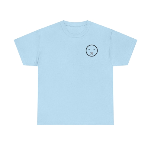 MARCHELAB T-Shirt Coton Unisexe Bleu &quot;DON’T PANIC&quot;