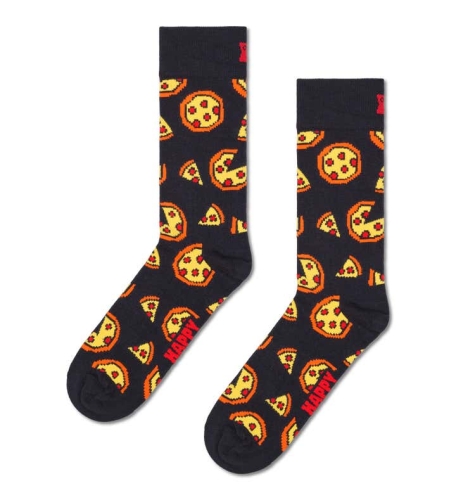 happy socks calzini uomo nero PIXELATED PIZZA/U