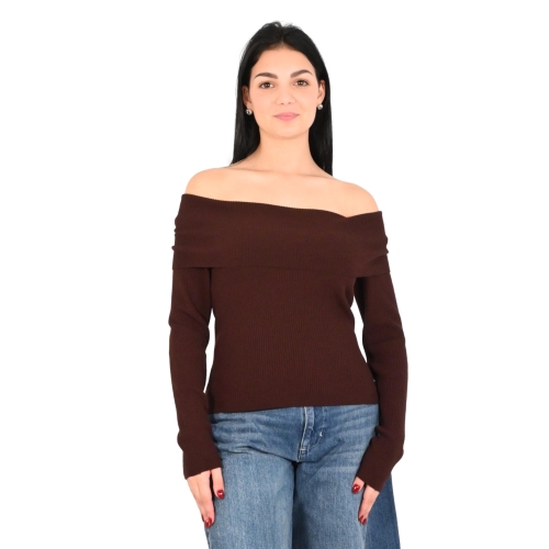 kontatto maglia donna mogano 3M0813CN