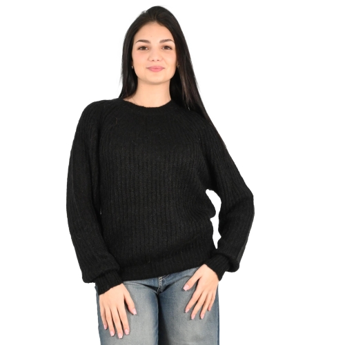 vicolo maglia donna nero 55086F