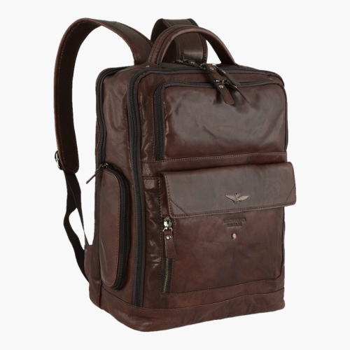 Zaino porta PC in pelle Vintage