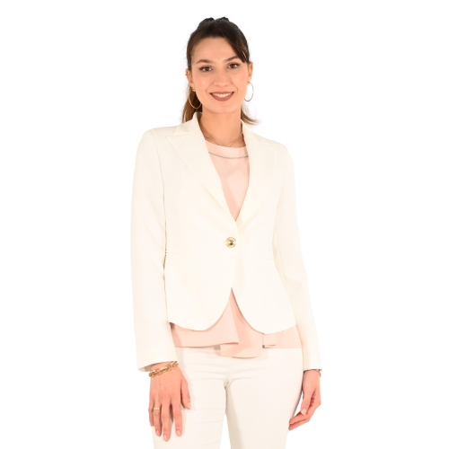 rinascimento giacca donna bianco CFC0122735003