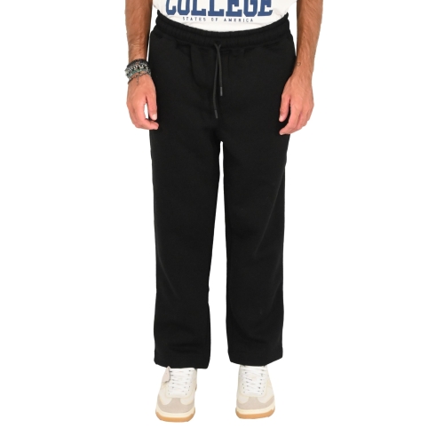 superculture clothing pantalone uomo nero MARVIN-Z