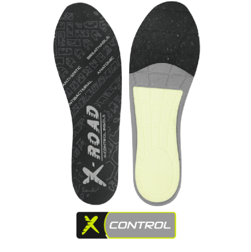 Exena Einlegesohlen UMWICKELTE EINLEGESOHLEN `` XCONTROL &#039;&#039; A0136V021 Unisex-Einlegesohlen Schwarz