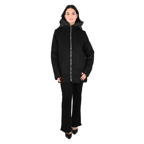 mixture cappotto donna nero G2221