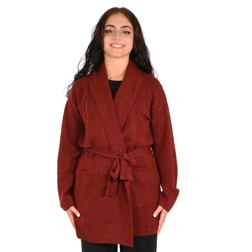 markup cardigan donna bordeaux MW9600055