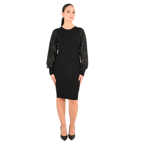 molly bracken abito donna black LA1641DN