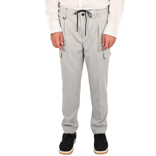 markup pantalone uomo grigio melange MK9950189