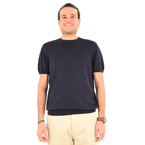 outfit italy maglia uomo blu navy OF1S2S5M007
