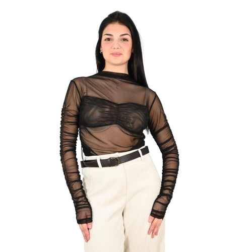 kontatto maglia donna nero MR5054F