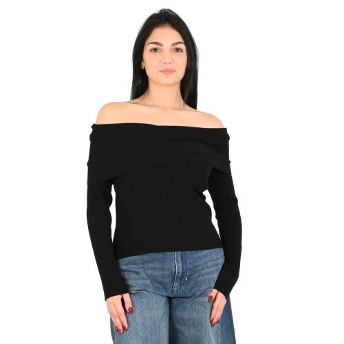 kontatto maglia donna nero 3M0813CN