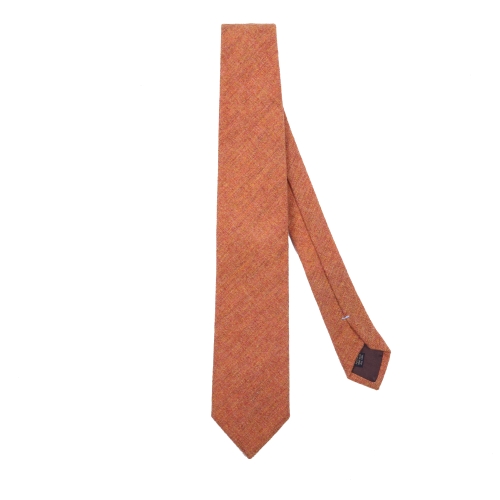 Franco Bassi Uomo Cravatta Arancione 800DX3X