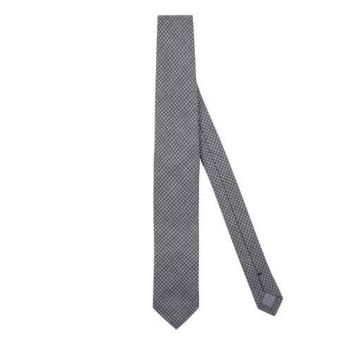 Marzullo Uomo Cravatta Verde Grigio