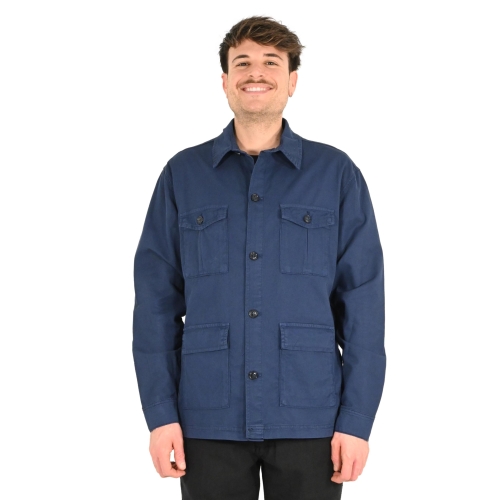 squad2 over shirt uomo navy GBS315
