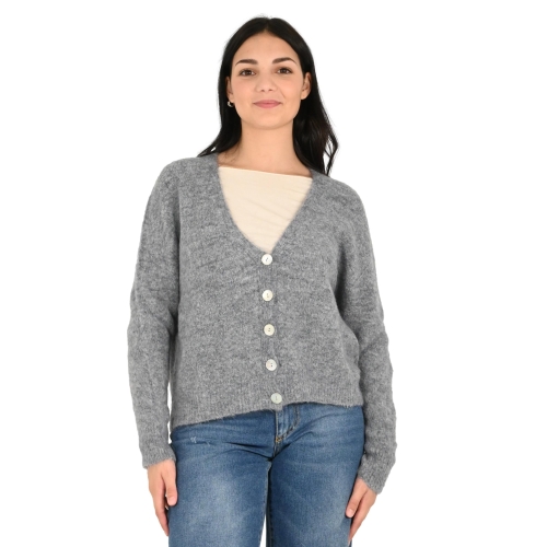 kontatto cardigan donna grigio FA117C
