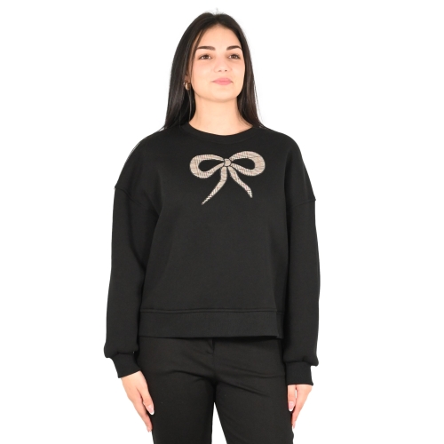 dixie felpa donna nero F414Y007A