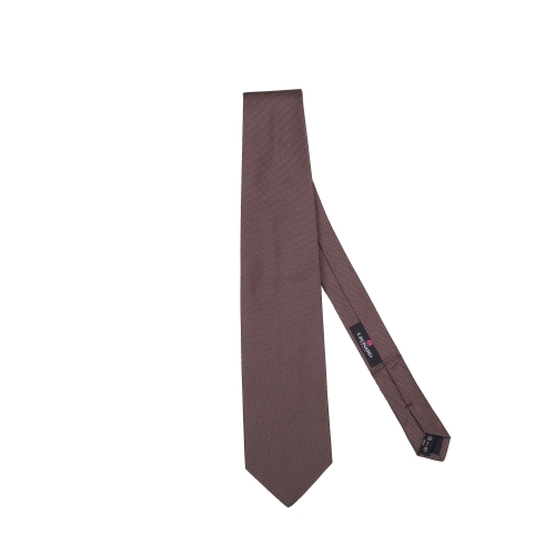 Leonard Uomo Cravatta Marrone LSB69