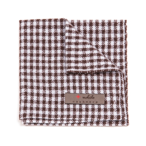 Legend Yarns Uomo Pochette Celeste Marrone
