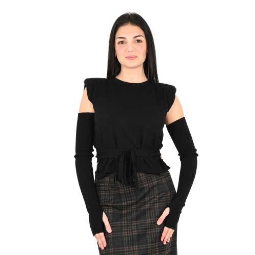 haveone maglia donna nero MFP-P160