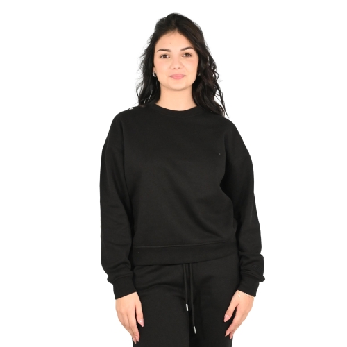 markup felpa donna nero MW9620004
