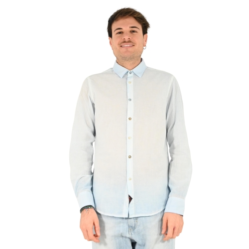koon camicia uomo celeste NCM258CL01