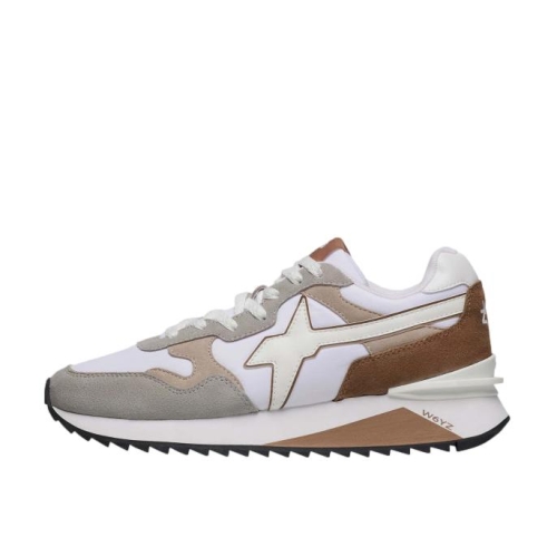 W6YZ scarpe uomo taupe white YAK-M