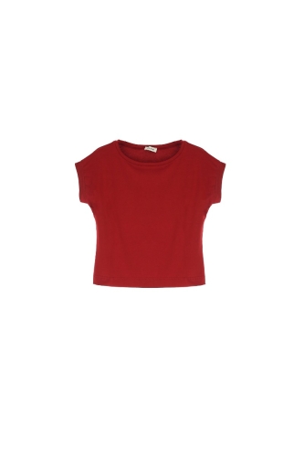 dixie t-shirt donna rosso india T512T050