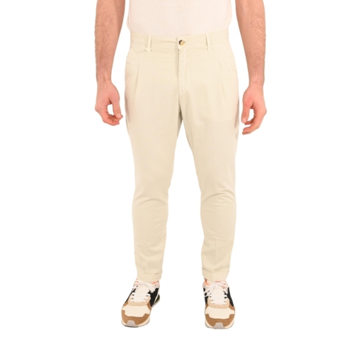 squad2 pantalone uomo panna RIO