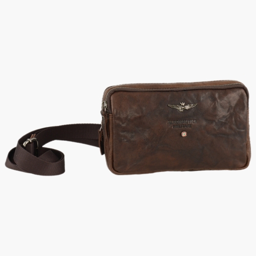 Tracolla piccola in pelle Vintage