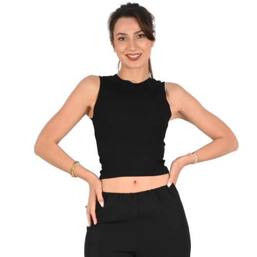 markup canotta donna nero MW11004