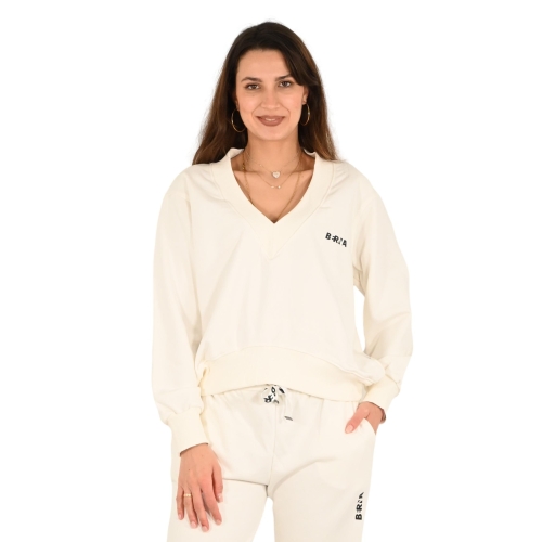 berna felpa donna panna W 253081