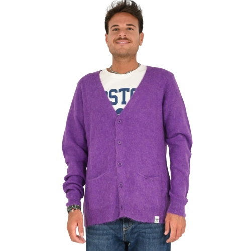 berna cardigan uomo viola M 252038