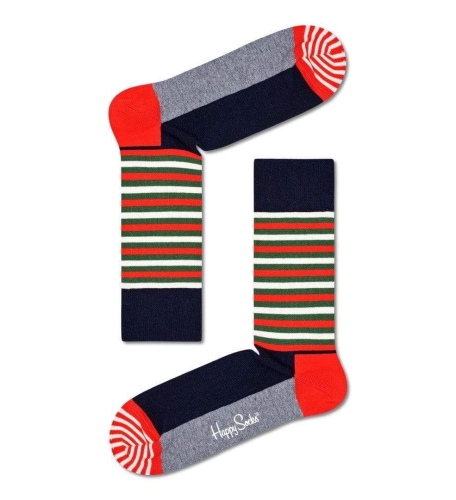 happy socks calzini uomo multicolor HALF STRIPE/U