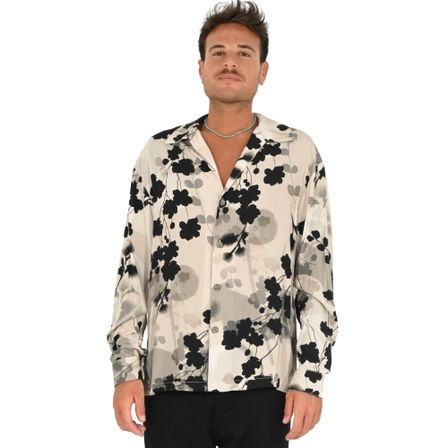 imperial camicia uomo panna nero C1M2KDS