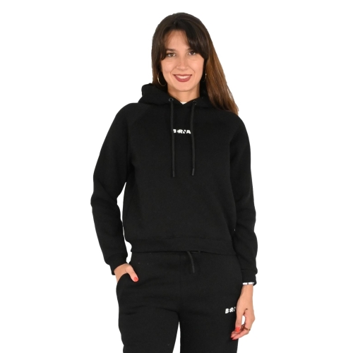 berna felpa donna nero W 254176