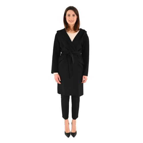 vicolo cappotto donna nero TR0057