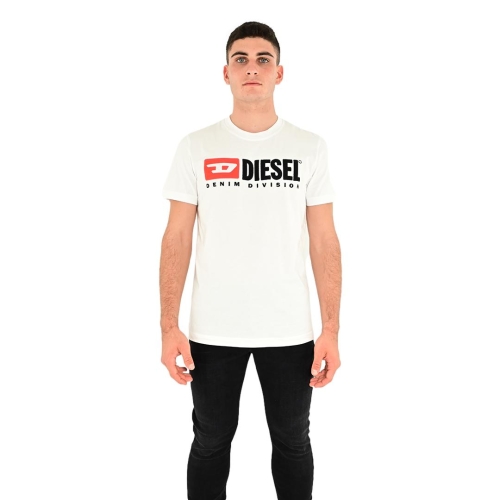 diesel t-shirt uomo bianco T-DIEGOR-DIV