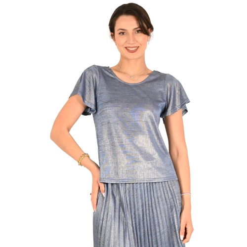 molly bracken t-shirt donna blue P1677DE