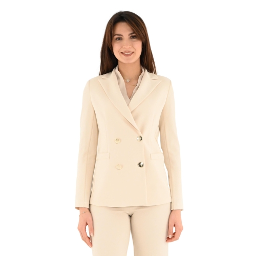 rinascimento giacca donna beige CFC0117679003