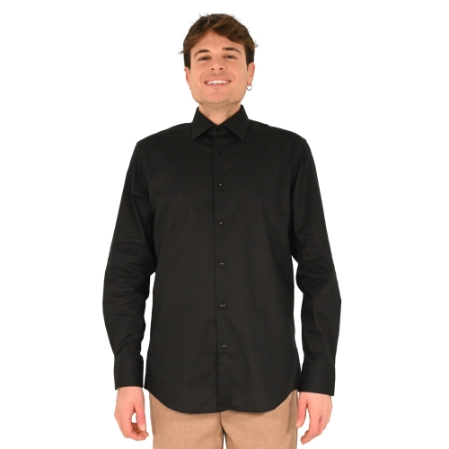 berna camicia uomo nero M 251057