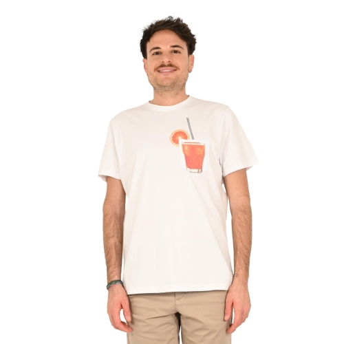 identiko bis t-shirt uomo bianco SPRITZ