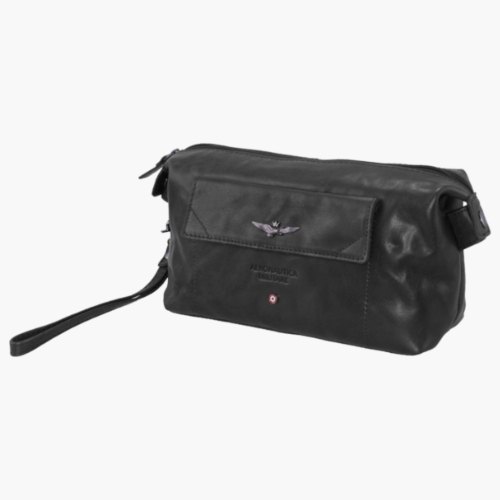 Necessaire Pochette Uomo Vintage in Pelle