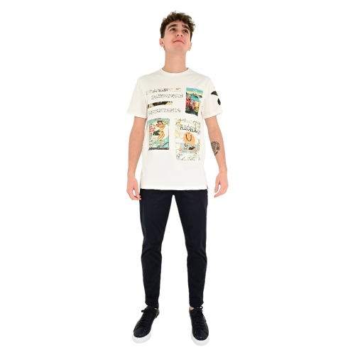 koon t-shirt uomo latte FTS060XX07