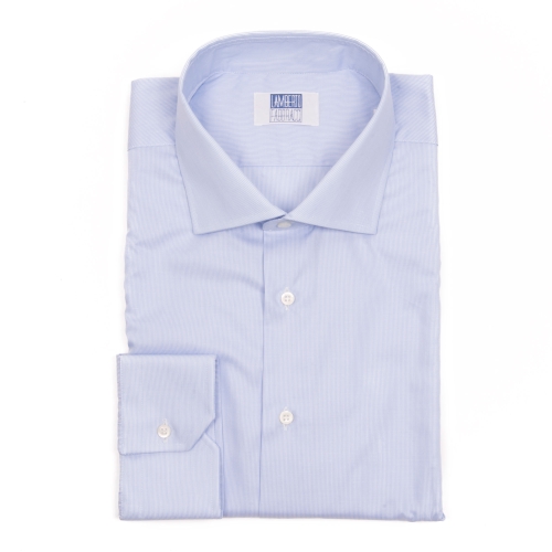 Lamberto Fabbracci Uomo Camicia Celeste 816